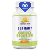 Daily Vites capsules-potassium-magnésium-1000mg – soutien musculaire quotidien.