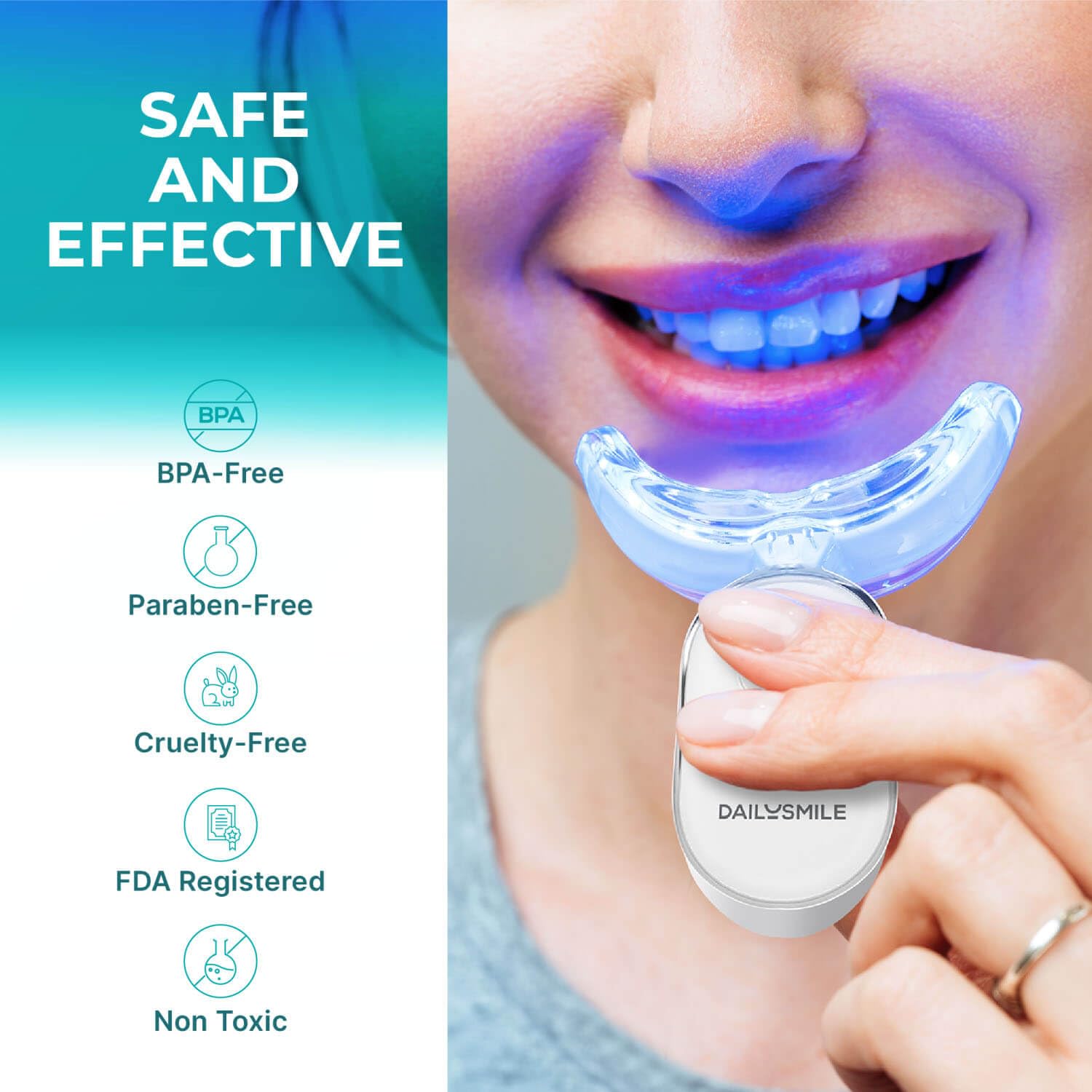 DailySmile stylo-gel-usage, application pratique sans plateau ni matériel.