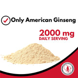 Emballage Dairyland, poudre ginseng américain prête à l’emploi.
