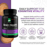 Gélules Daiwa Brain Health Omega-3 pour une prise facile et régulière.