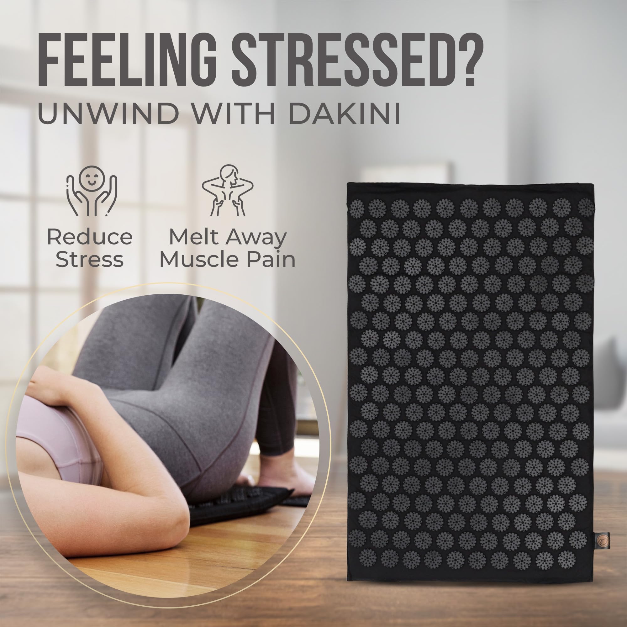 Dakini mini pad: pointage ciblé pour nœuds musculaires précis.
