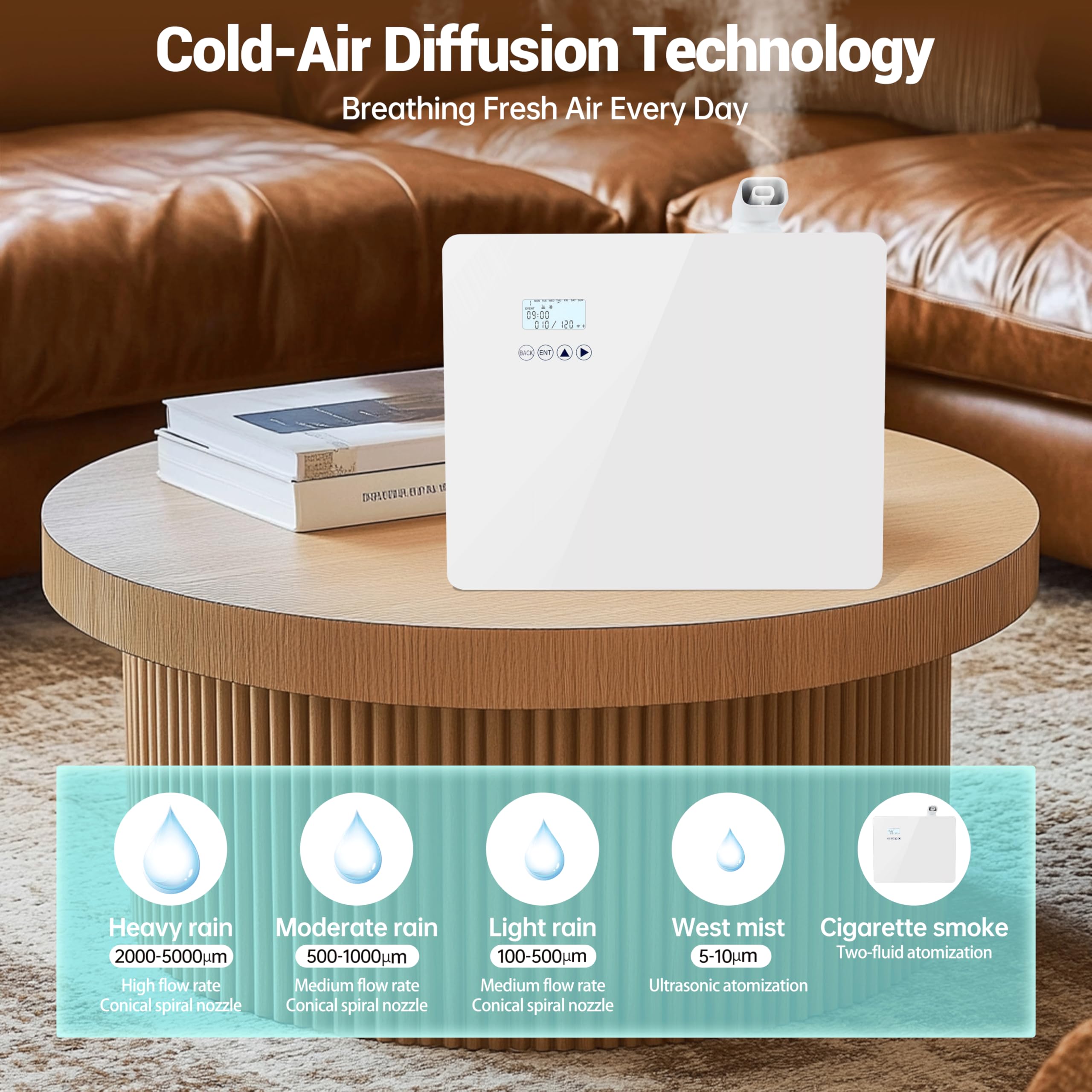 DAKISTF diffuseur sans huile incluse, huiles essentielles compatibles.