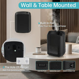 Installation murale ou sur table, kit inclus.
