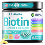 Dalnara Biotine – bouteille montrant la formule pour cheveux plus forts.
