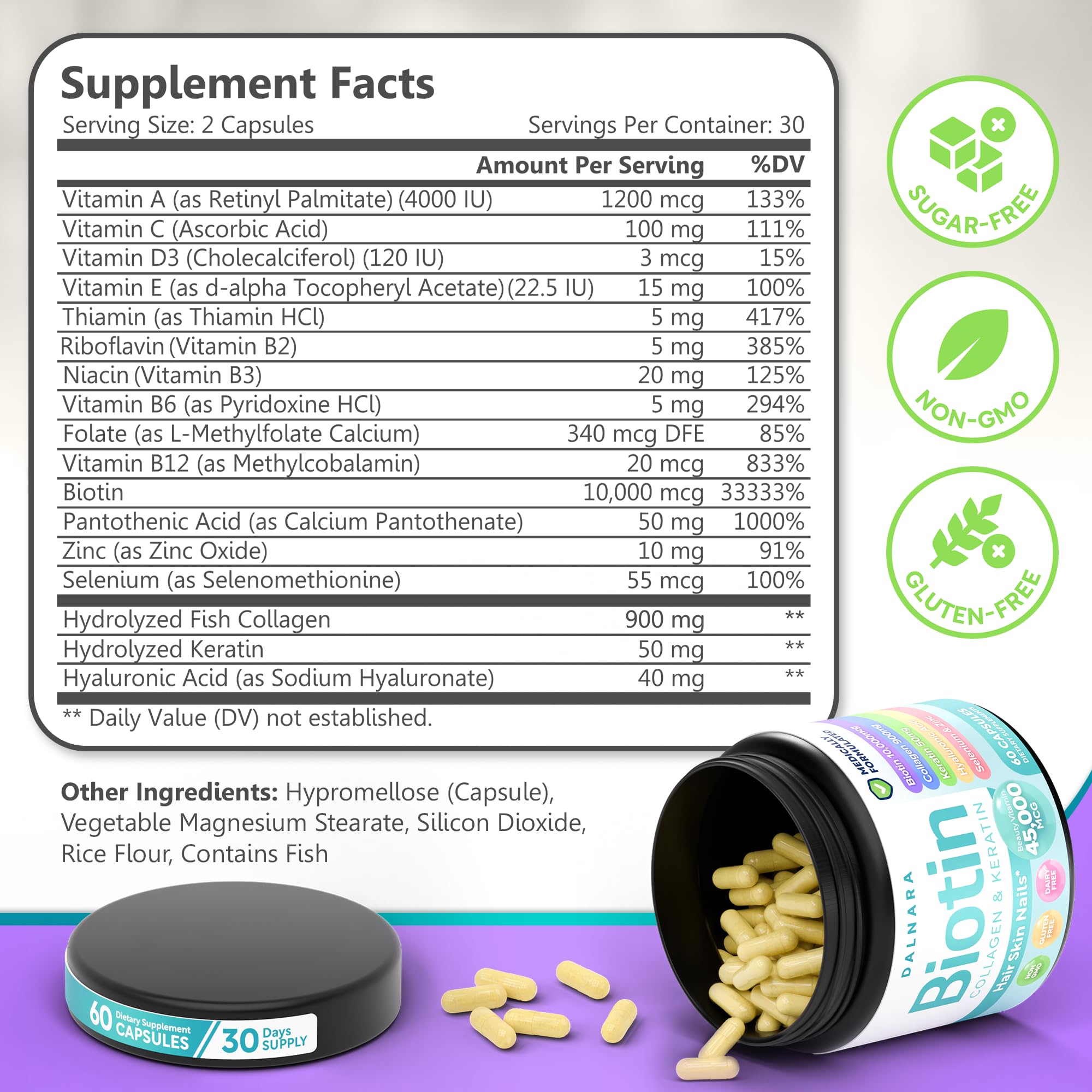 Dalnara Biotine – ongles plus solides dans une routine quotidienne.