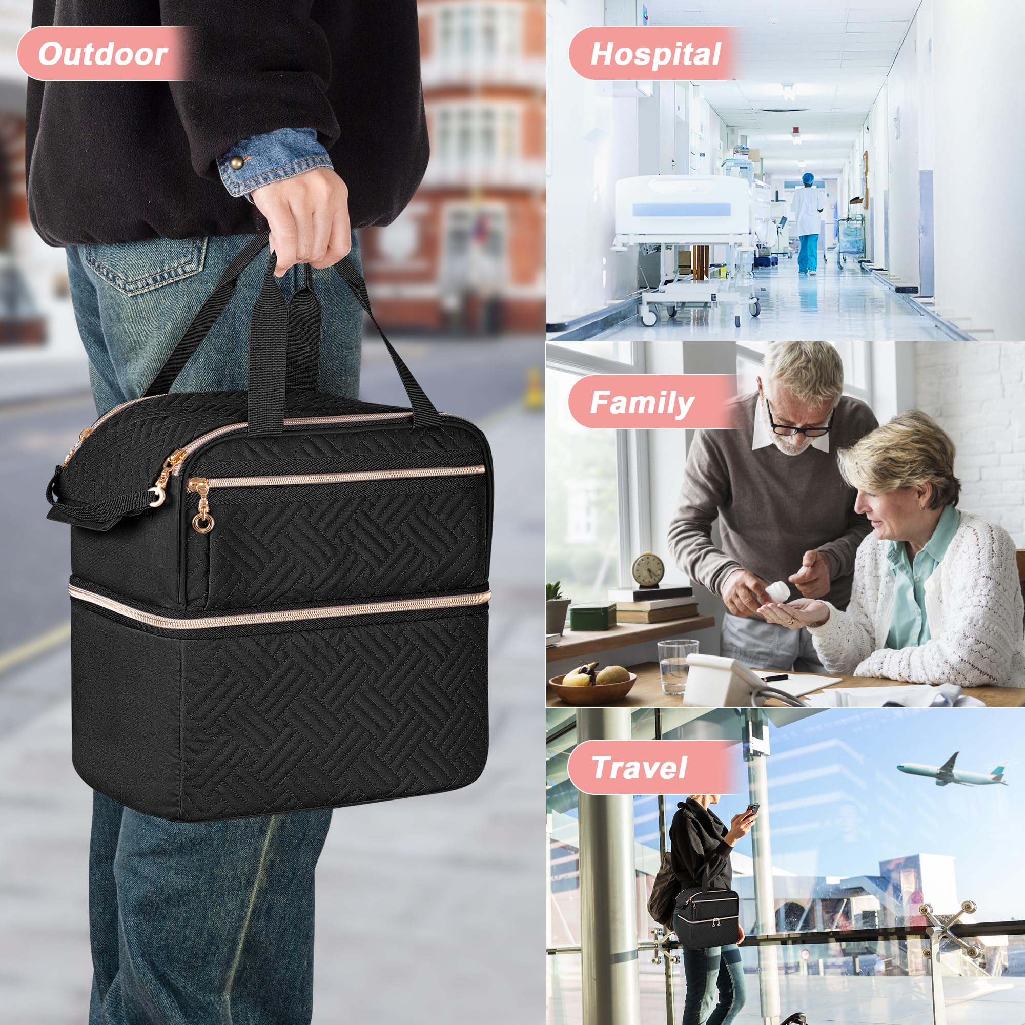Damero poignée: transport pratique pour emmener vos medicaments