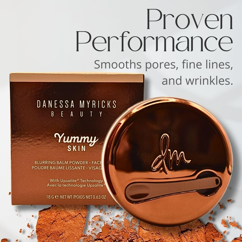 Finition mate du Yummy Skin Blurring Balm Powder sans brillance.