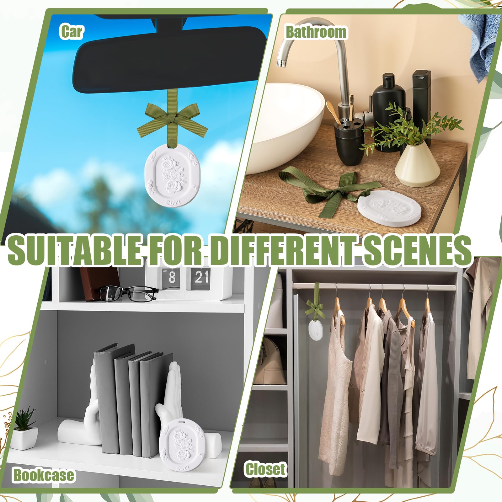 Diffuseur Dansib pour salle de bains, parfum léger et durable.