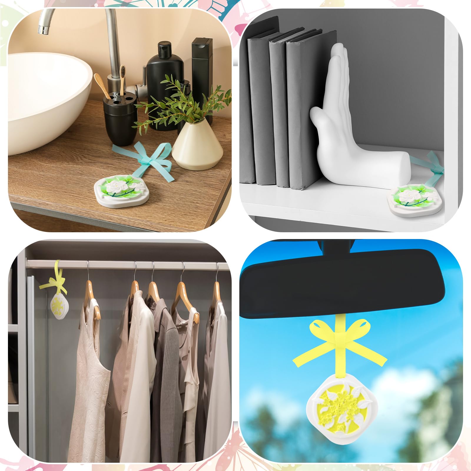 Dansib diffuseur floral passif Osmanthus Gardenia, idée cadeau raffinée et pratique.