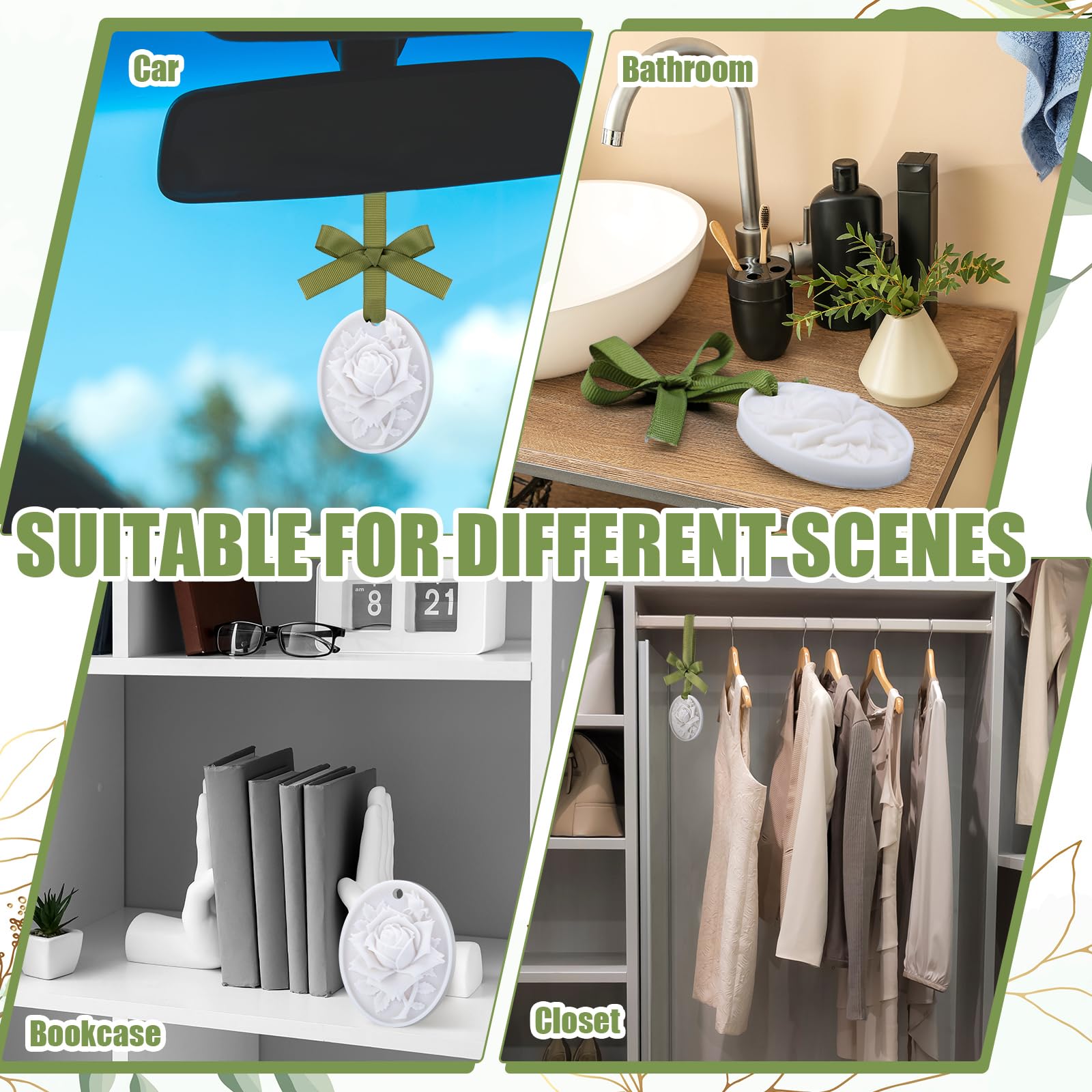 Diffuseurs passifs Dansib pour bureau et maison, ambiance rafraîchie.