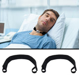 DanVirtuous ensemble deux pièces tracheostomie noir, douceur et réutilisable.
