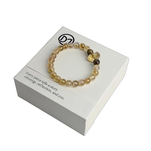 Bracelet Dare to Mystic avec quartz rutile doré et œil-de-tigre, énergie et confiance.