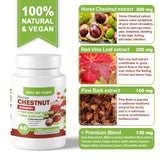 Dash of Vigor : Extrait feuille de vigne rouge en capsule, formulation complète.