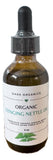 Huile d'ortie Dash Organics infusée à la lavande pour détente et soin capillaire.