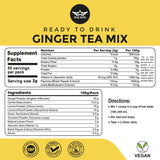 DAUSON Ginger Turmeric Mix tasse-chaleur: infusion chaude prête pour une pause détente.