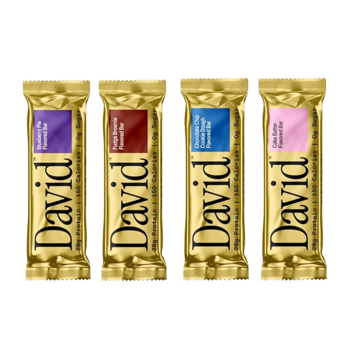David Barre Protéine – variété paquet quatre barres, idéale pour une collation post-entraînement riche en protéines.