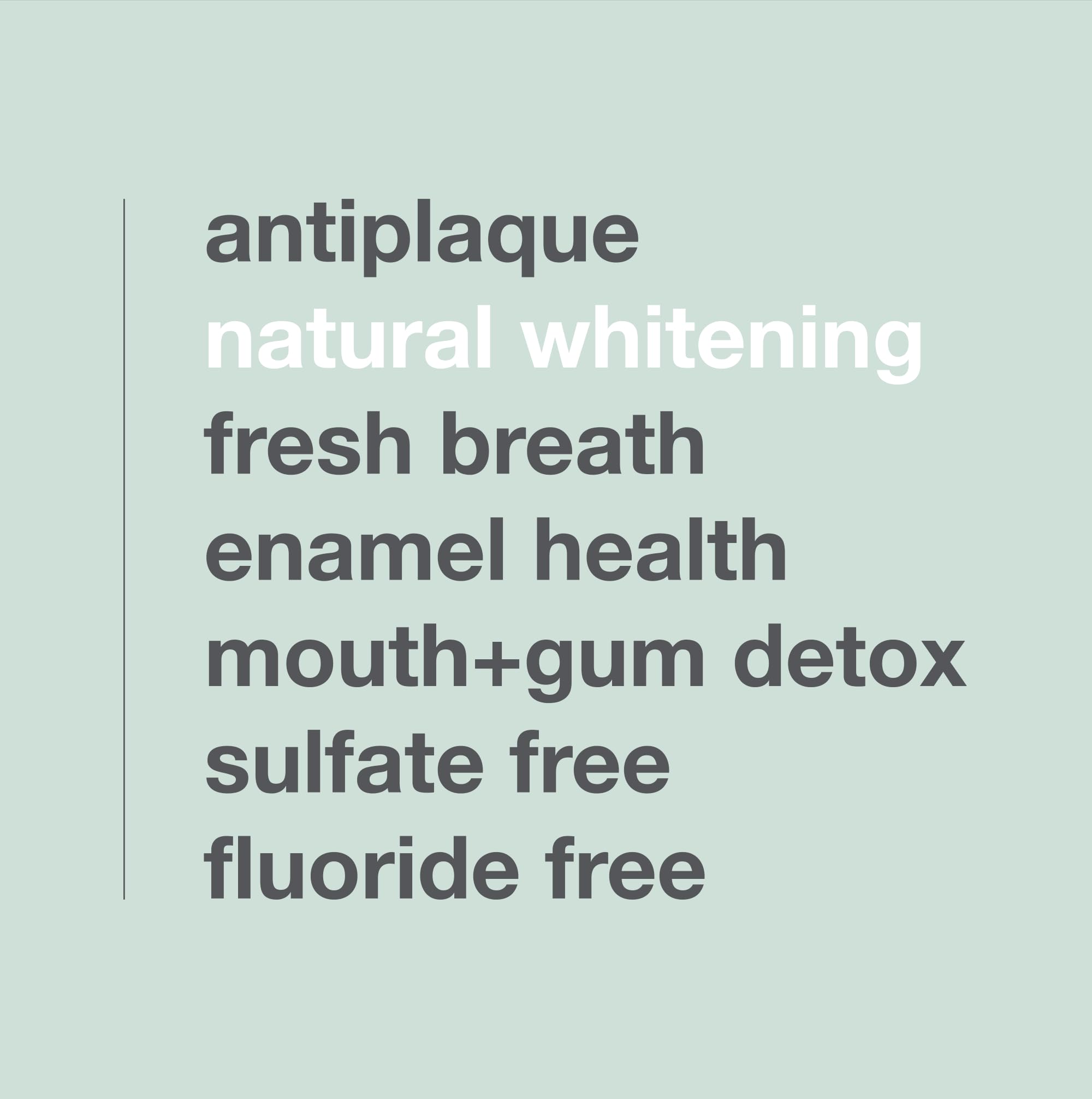 Davids dentifrice sans fluor – menthe fraîche et propreté quotidienne.