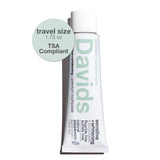 Davids Hydroxi emballage: format voyage pratique sans fluorure.