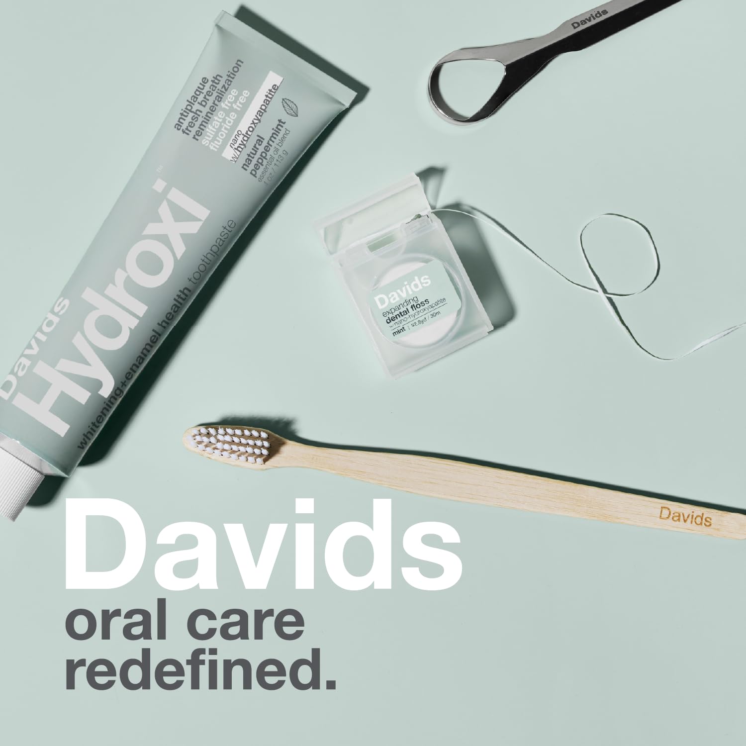 Utilisation quotidienne avec Davids Hydroxi, formule naturelle et sans SLS.