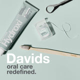 Utilisation quotidienne avec Davids Hydroxi, formule naturelle et sans SLS.