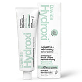 Davids Hydroxi sans fluorure – emballage élégant pour une routine bucco-dentaire sûre.