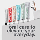 Davids sans SLS – sans sulfate et sans arômes artificiels.