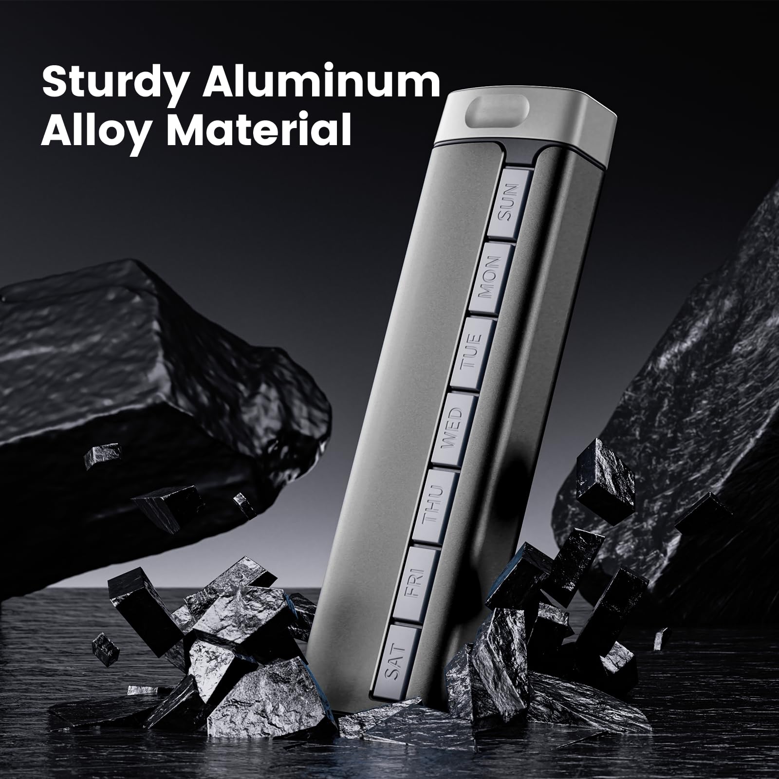 Daviky coque aluminium monobloc robuste et esthétique moderne.