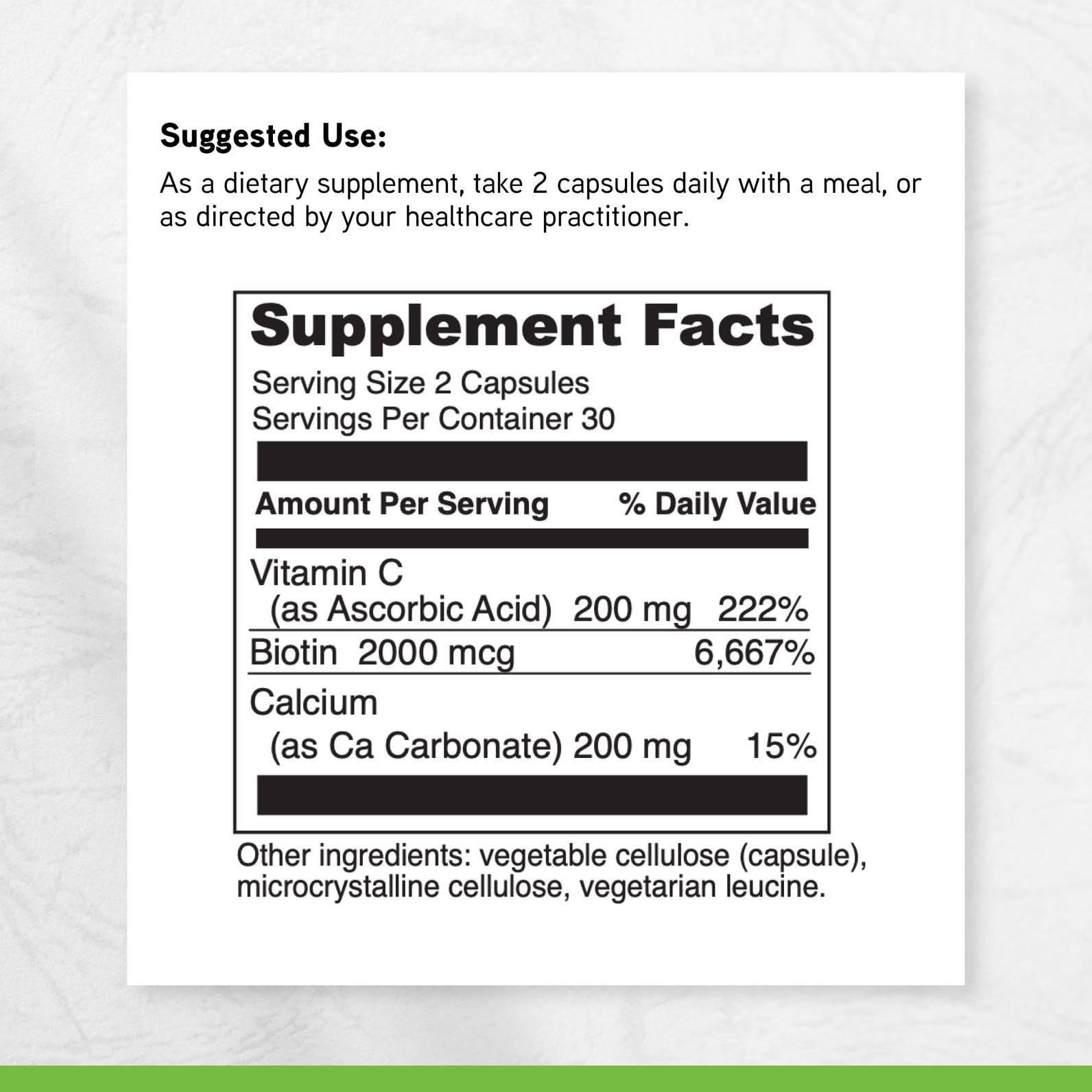 Davinci Biotine mode d'utilisation quotidien : dosage simple dans votre routine.