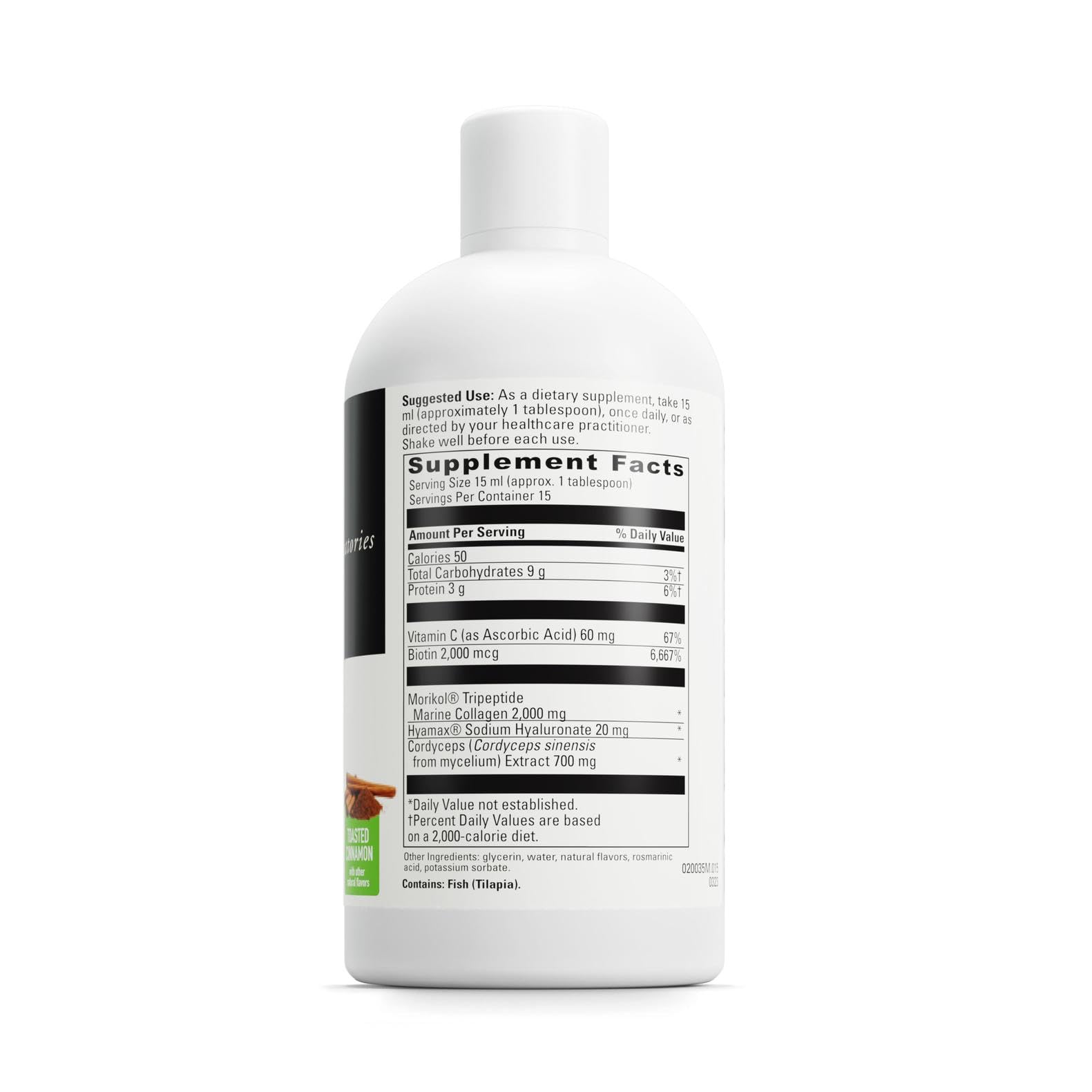 DAVINCI Collagen Flex gout cannelle-toastee, idéal dans les boissons pour un complément quotidien.