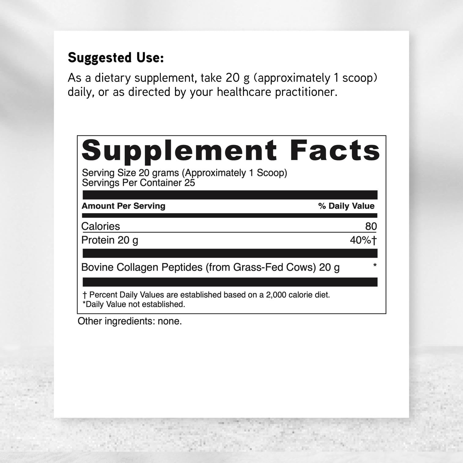 Davinci Collagen Peptides : ajout au café pour boisson chaude neutre.