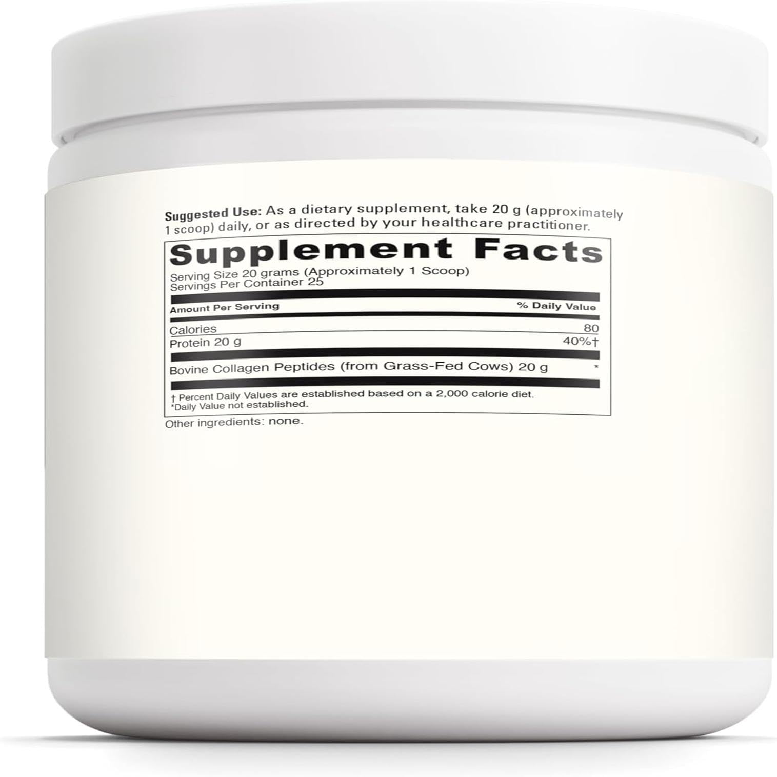 Davinci Collagen Peptides : poudre neutre se mélange facilement.