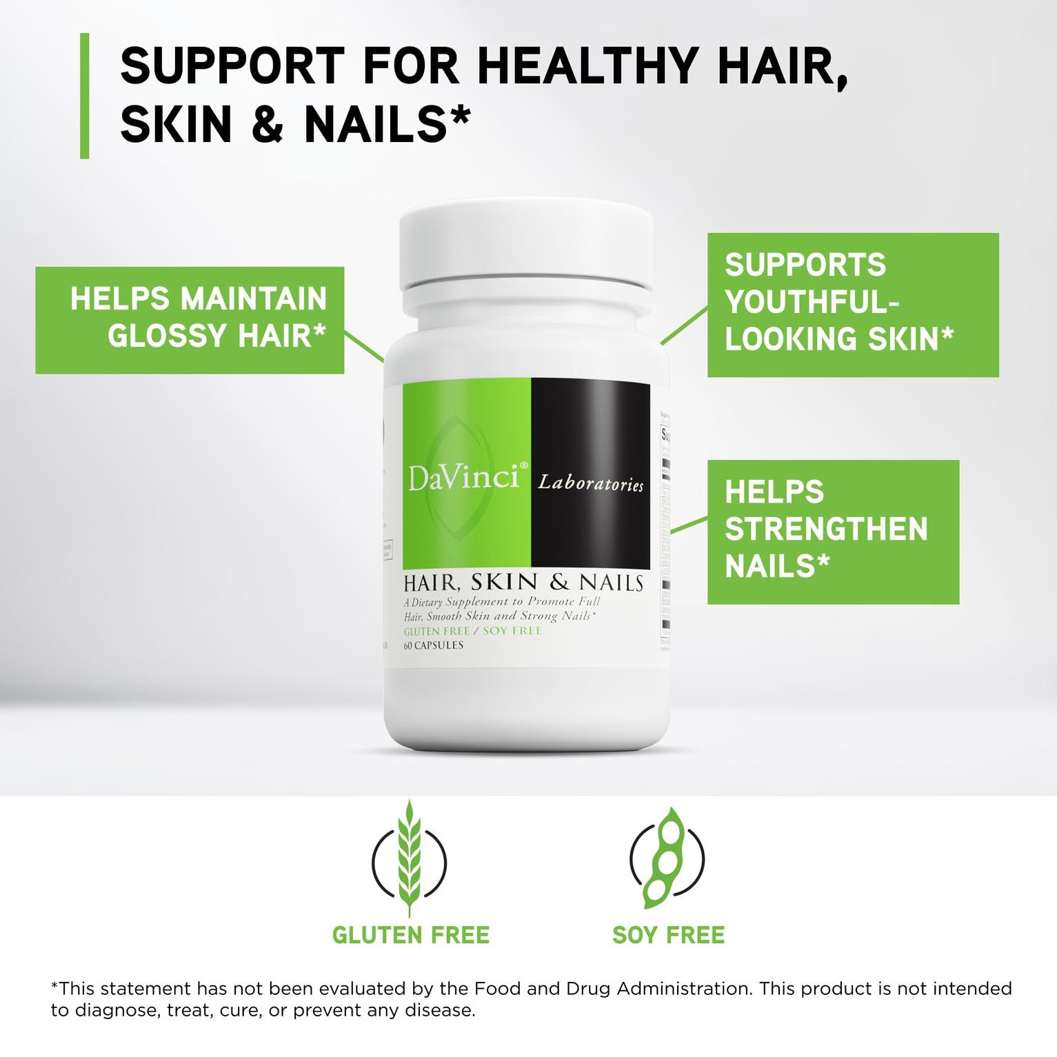 DAVINCI – étiquette, détails nutritionnels et bénéfices potentiels pour la peau.