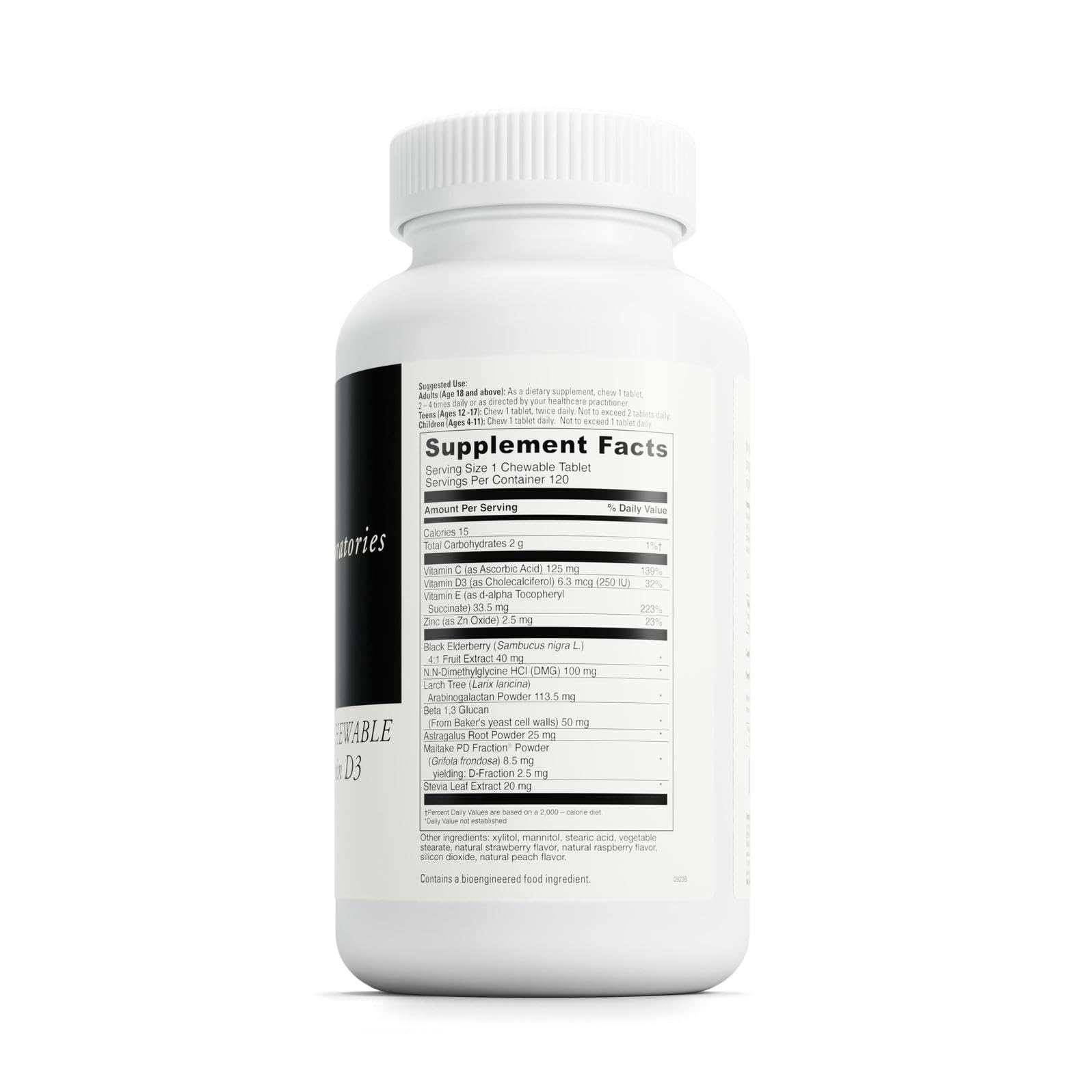 Gomme Immuni-DMG DAVINCI avec vitamine C et D3, énergie et défense du corps.