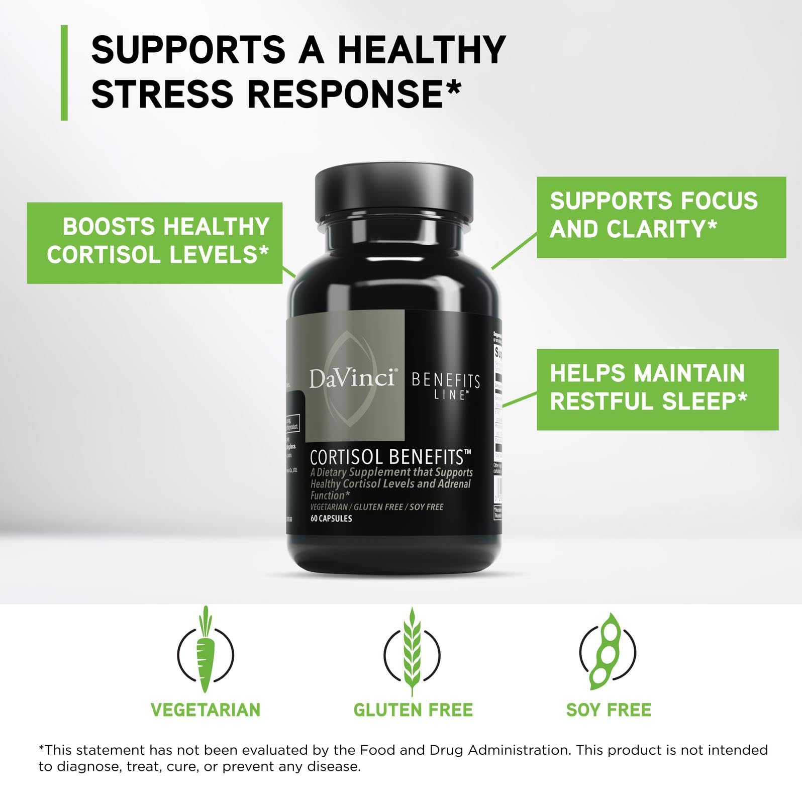 DaVinci Labs ashwagandha extrait: soutien potentiel au bien être et à la concentration.