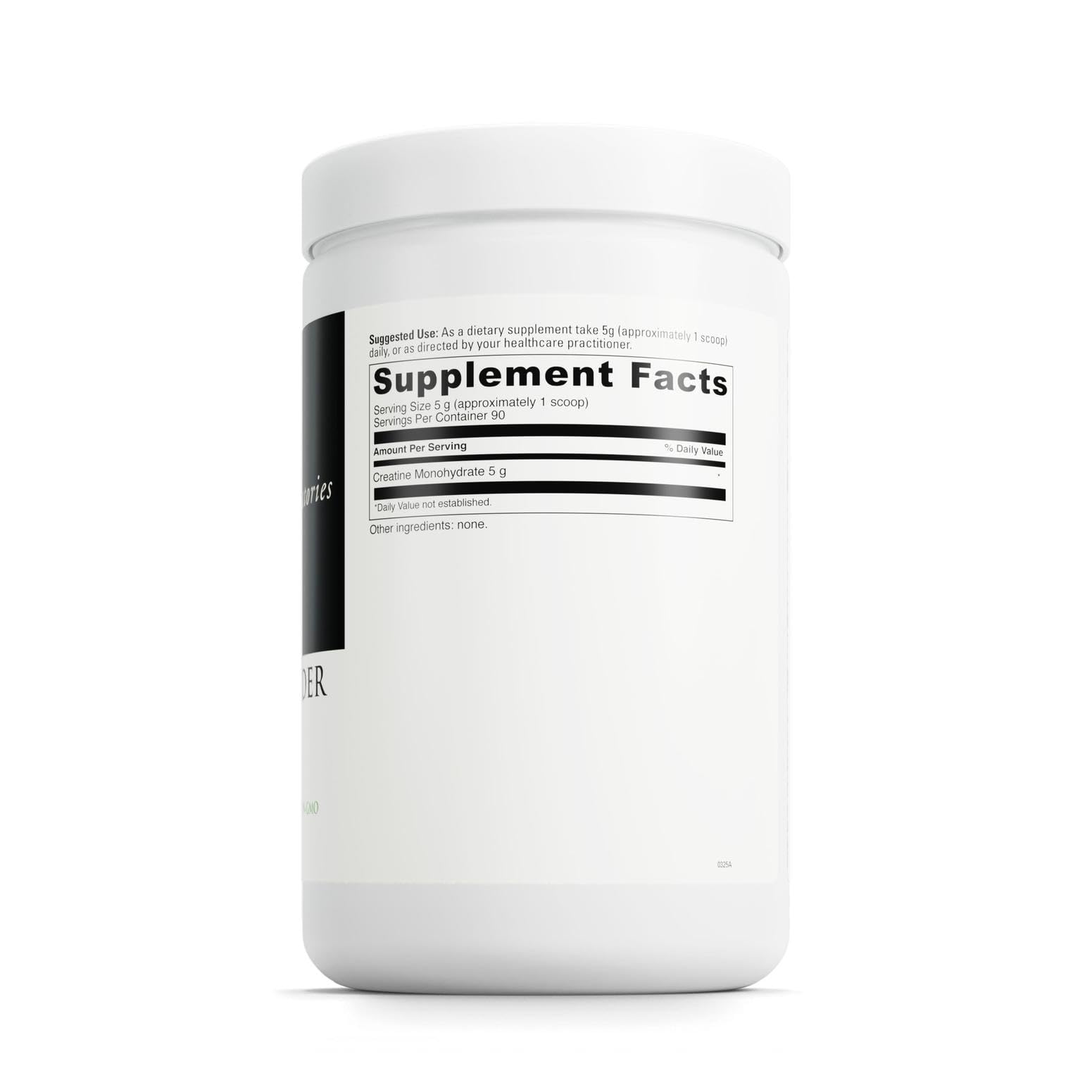 DAVINCI LABS Creatine Powder – doseur prêt à mesurer avant l'effort.