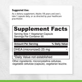 Carton et emballage secondaire Davinci DHEA 25 mg sous lumière naturelle