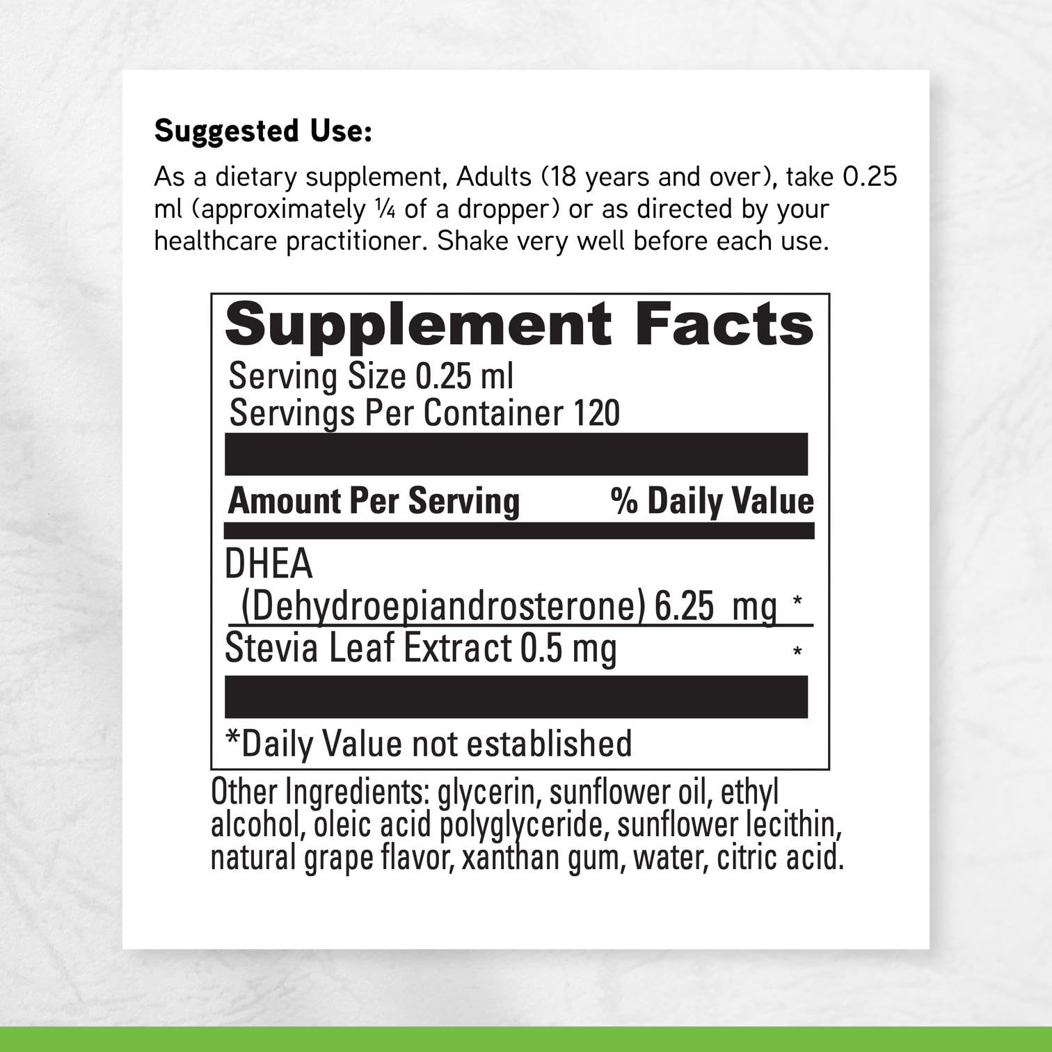 Utilisation quotidienne facile de Davinci DHEA liposomale dans la routine.