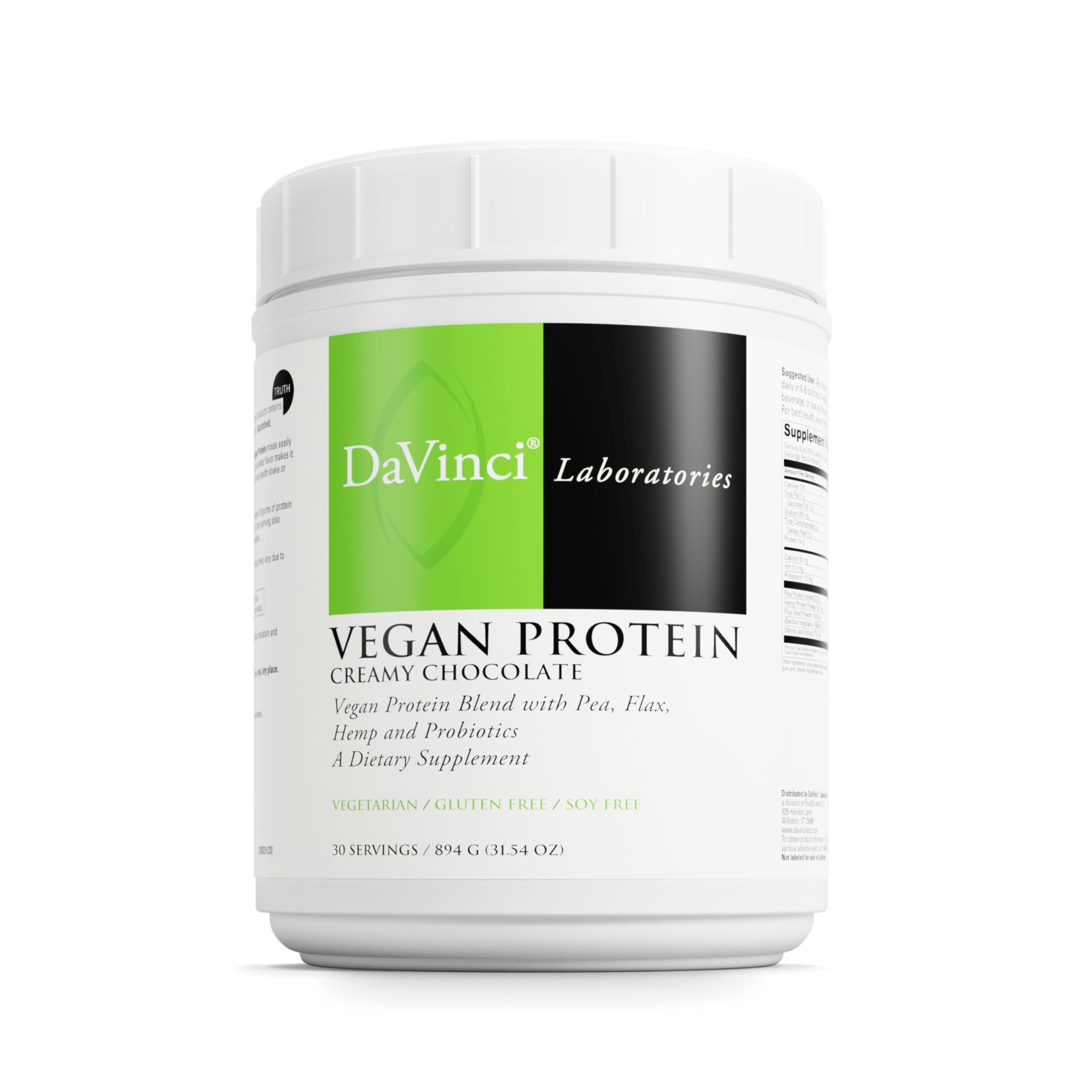 DAVINCI Proteine Vegan Poudre : melange cremeux ideal apres l entrainement