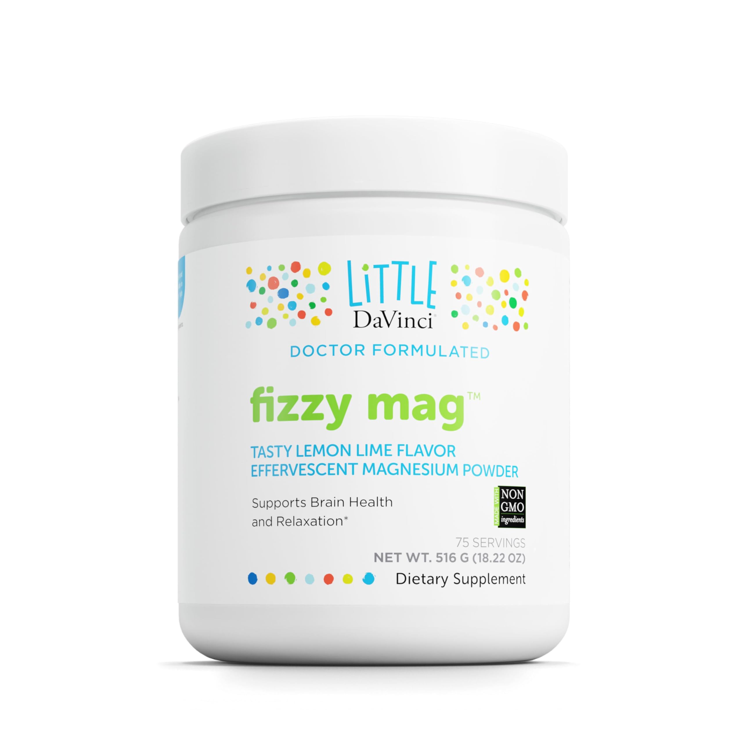 Little DaVinci Fizzy Mag bouteille effervescente prête pour relaxer l'enfant.