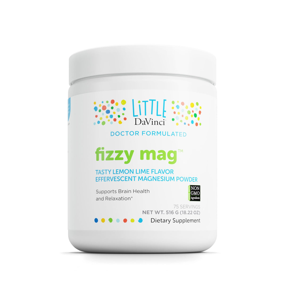 Little DaVinci Fizzy Mag bouteille effervescente prête pour relaxer l'enfant.