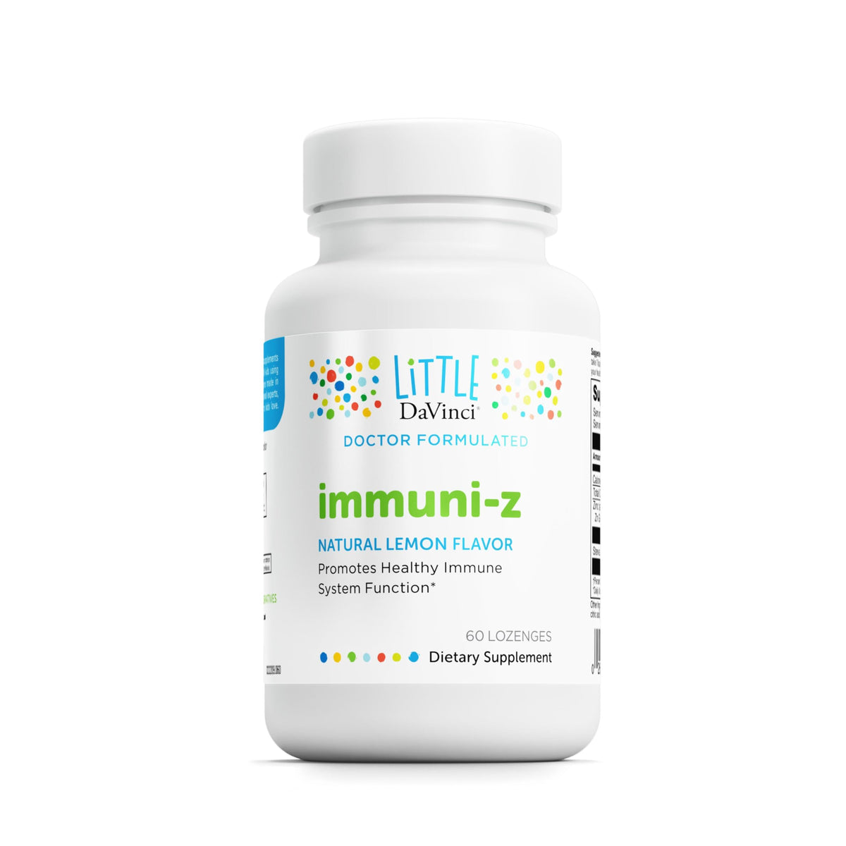 Pastilles zinc citron pour enfants DAVINCI Immuni-z, soutien potentiel immunitaire