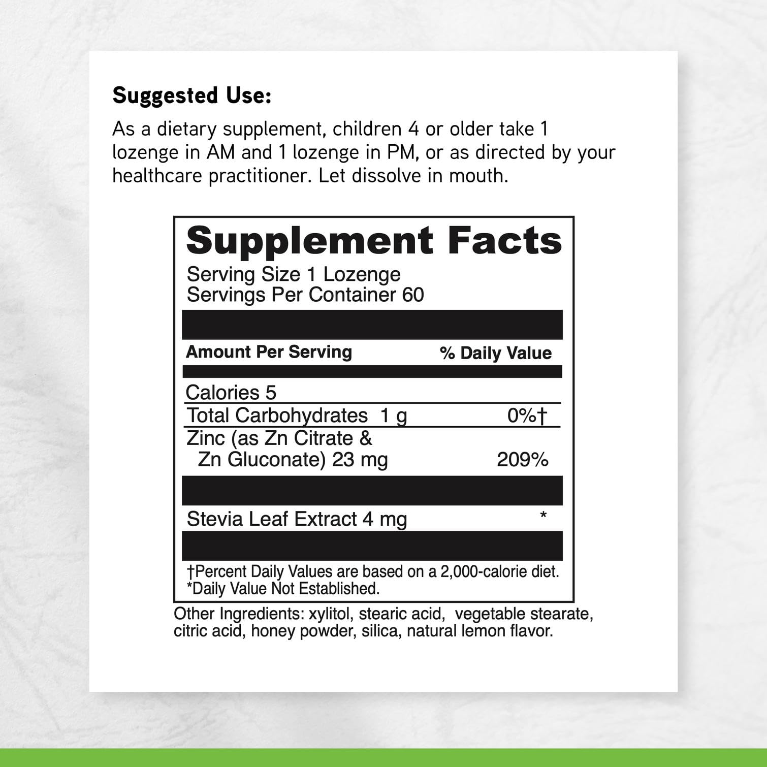 Zinc citrate et gluconate pour absorption potentielle optimisée