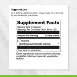 DAVINCI L-Theanine: emballage clair avec informations sur les ingrédients