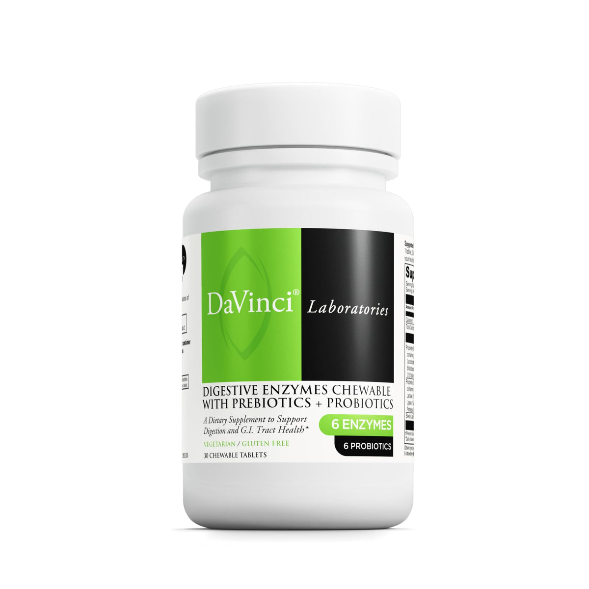 DAVINCI Mega Probiotic ND, comprimé à mâcher saveur orange, peut soutenir une digestion équilibrée