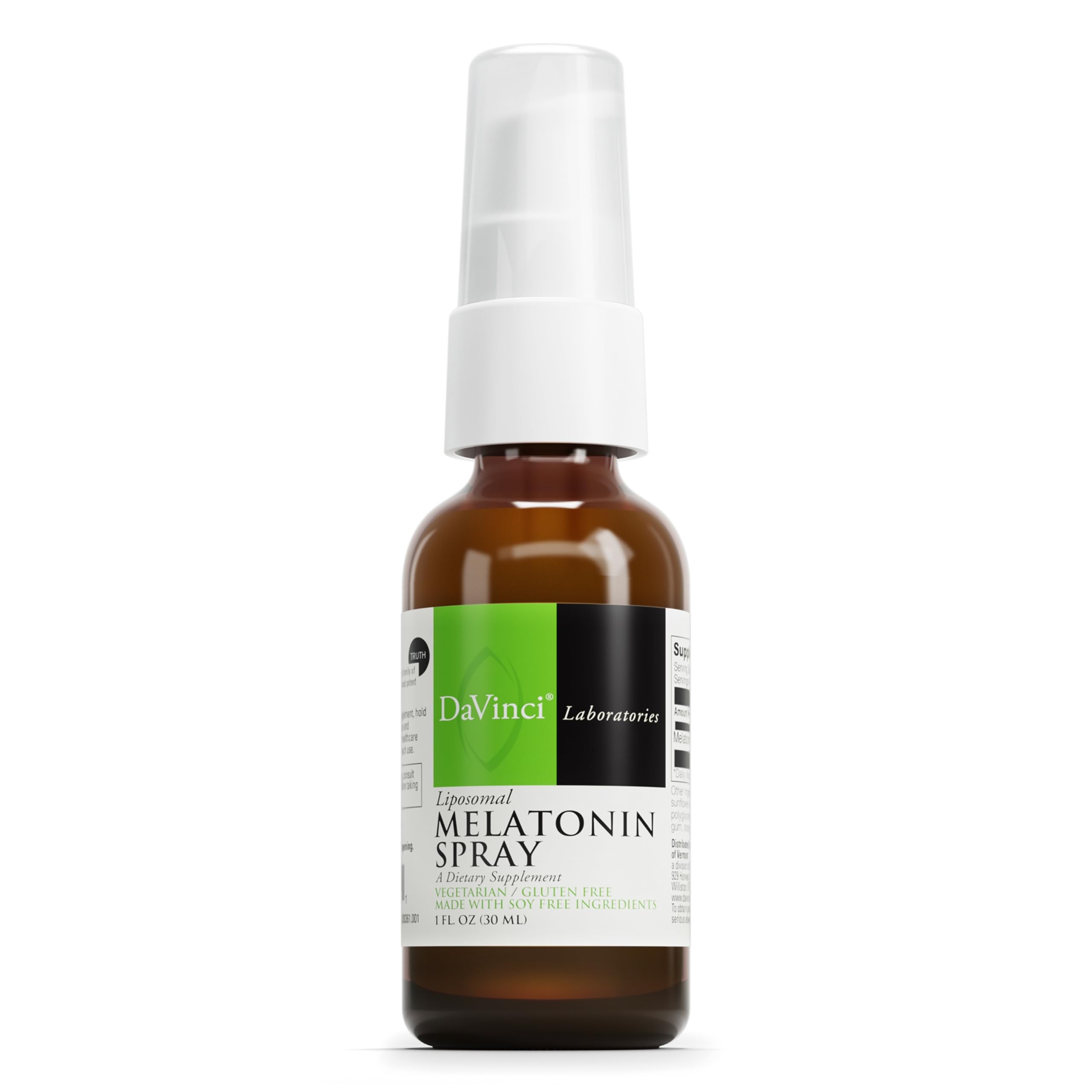 Davinci mélatonine liposomale spray, bouteille prête à l'emploi pour le sommeil.