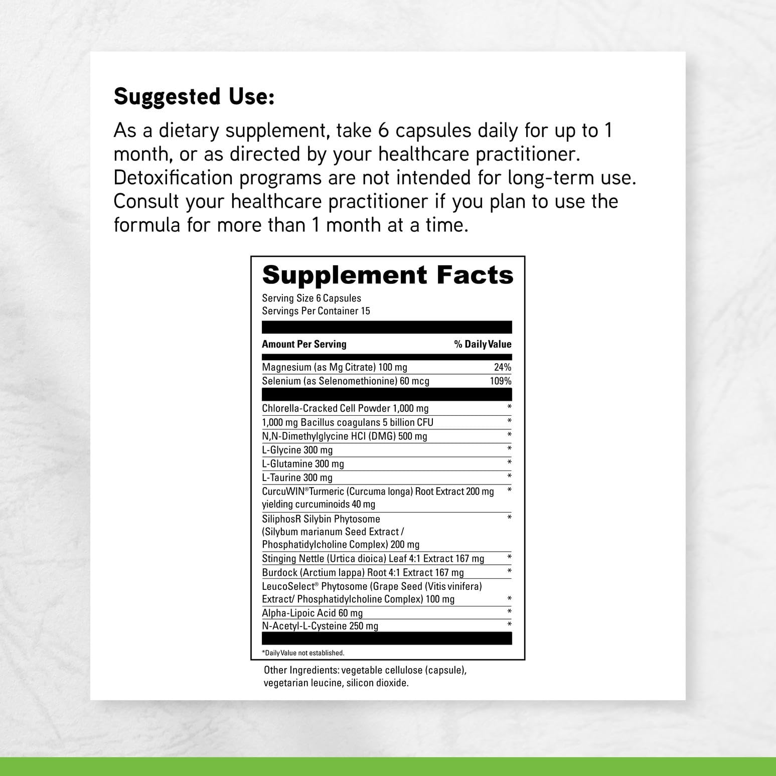 DAVINCI MultiPhase Detox — composition brevetée favorisant biodisponibilité et efficacité.