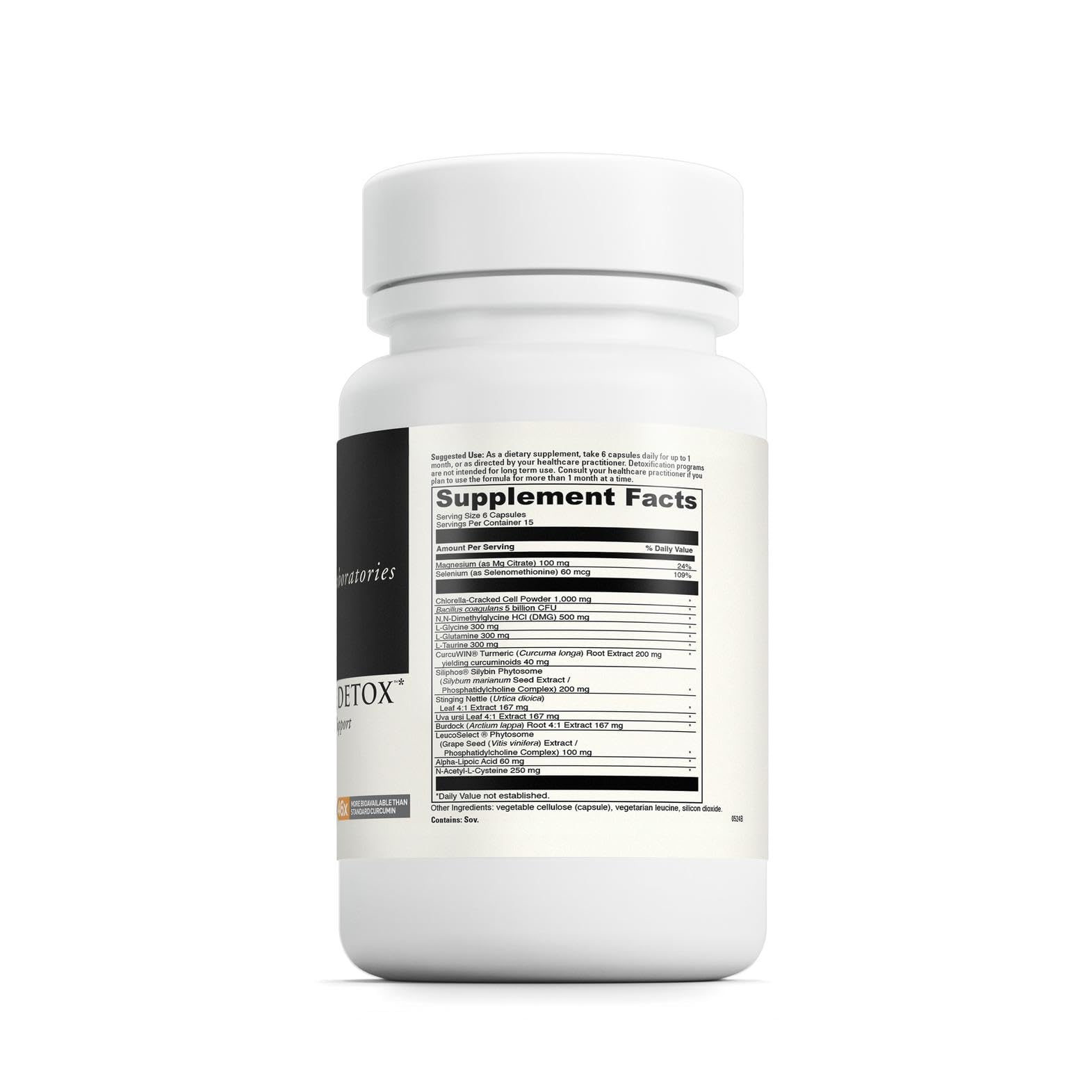 DAVINCI MultiPhase Detox — gélules, soutien antioxydant pour foie et reins.