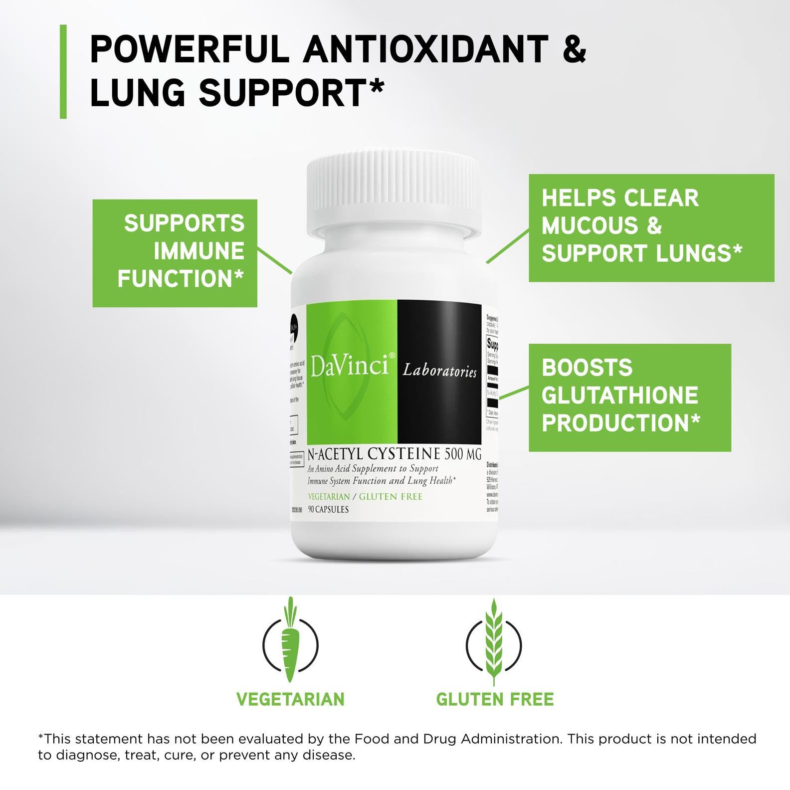 Capsules Davinci NAC en gros plan – texture et couleur visibles.