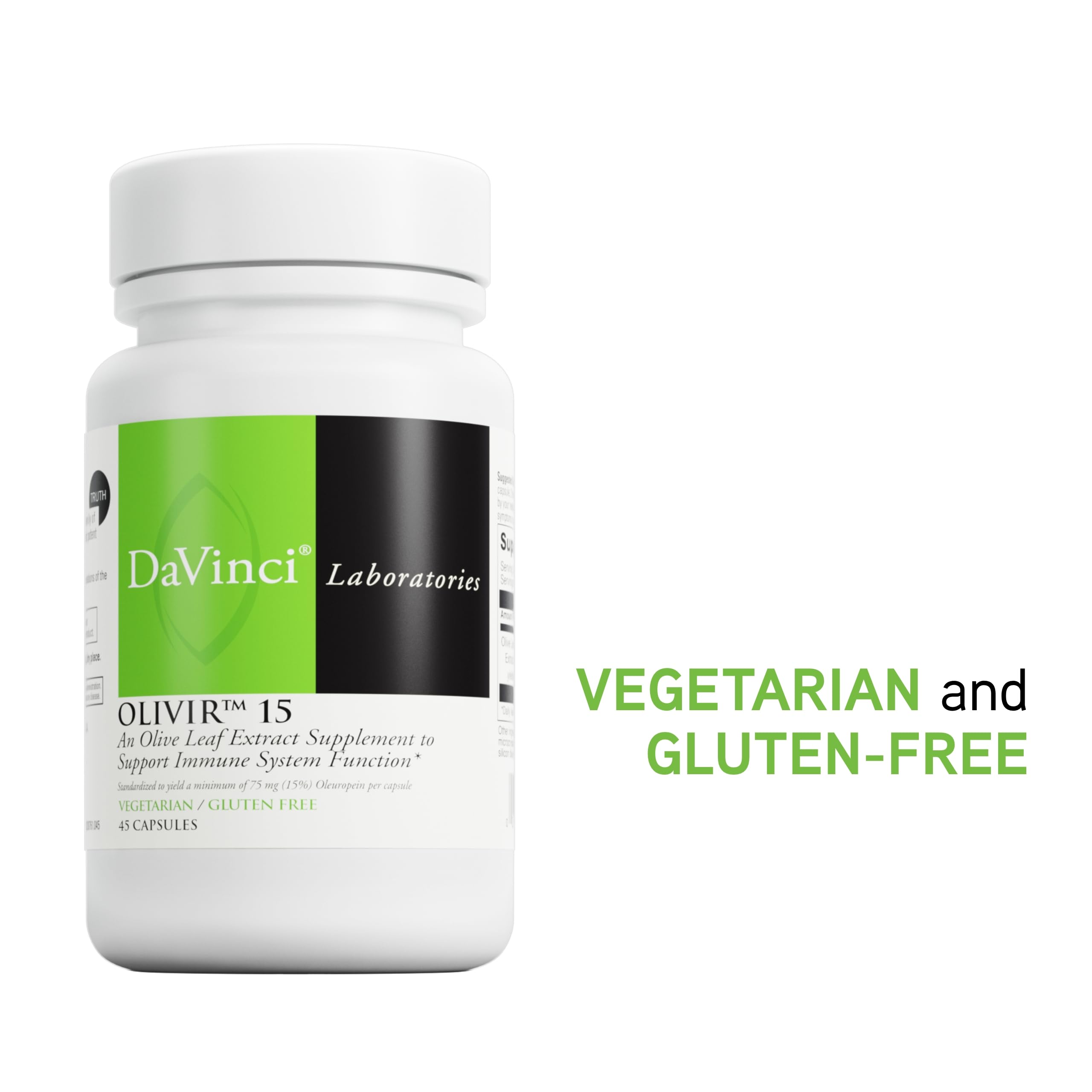 Davinci Olivir 15 - soutien digestif et détox léger pour l'équilibre intestinal.