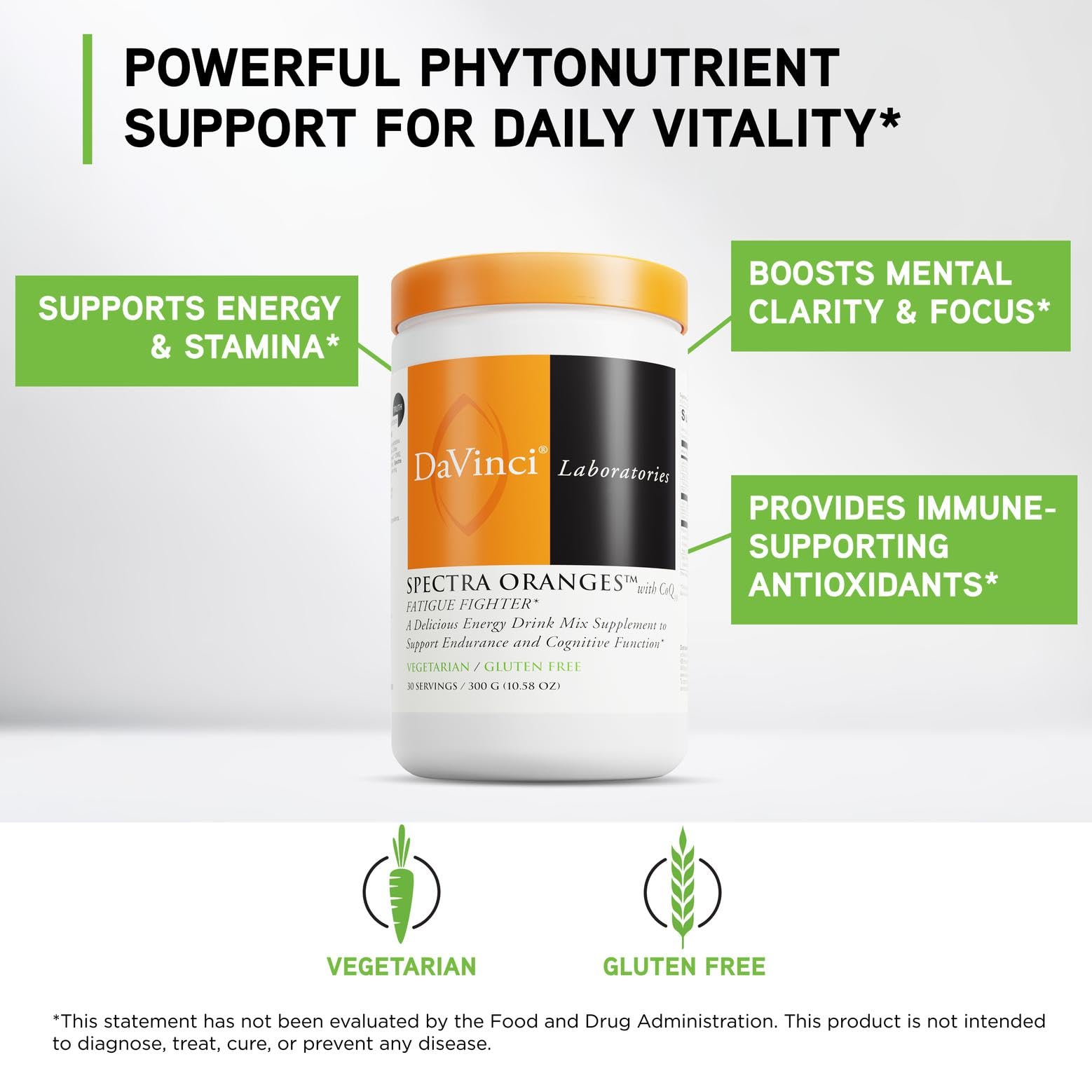 Davinci Spectra Orange – Dosage-cuillère pour un apport énergétique contrôlé.